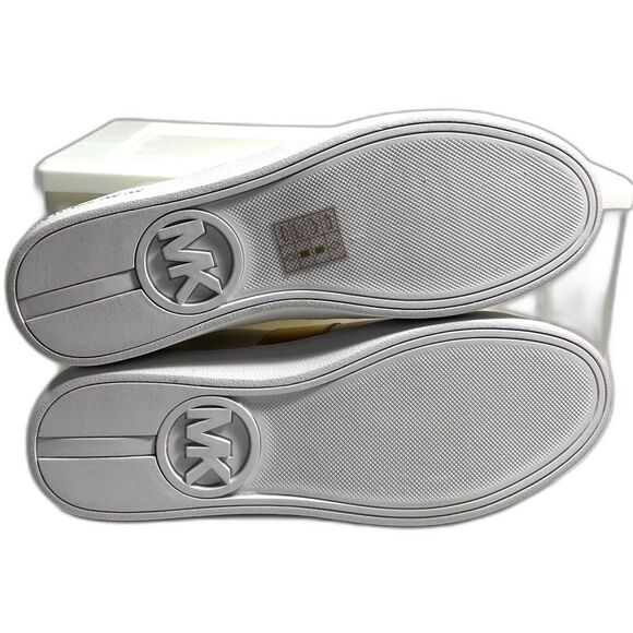 Michael Kors Women's White/Gold Sneakers SZ 8.5M NEw - Picture 5 of 7